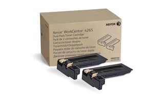 Genuine Xerox WorkCentre 4265 Dual High Capacity Toner Cartridges (106R03102)