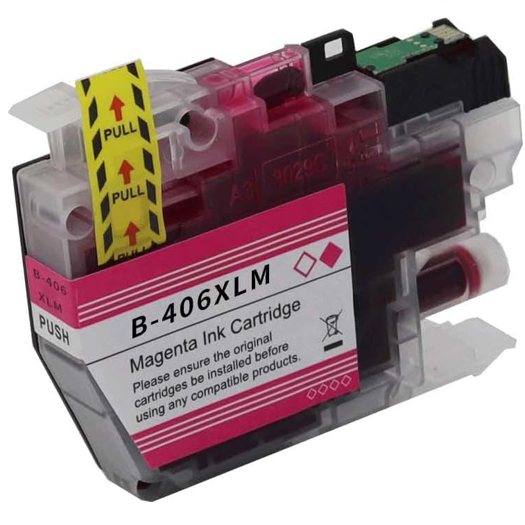 ReChargX Brother LC406XL, LC406XLMS High Yield Magenta Ink Cartridge