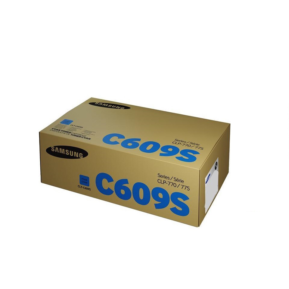 Genuine Samsung C609 (CLT-C609S, SU082A) High-Yield Cyan Toner Cartridge