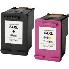 ReChargX® HP 64XL (N9J92AN, N9J91AN) High Capacity Black & Tri-Color Inkjet Cartridges
