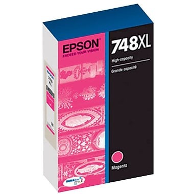 Genuine Epson 748XL (T748XL320) High Capacity Magenta Ink Cartridge
