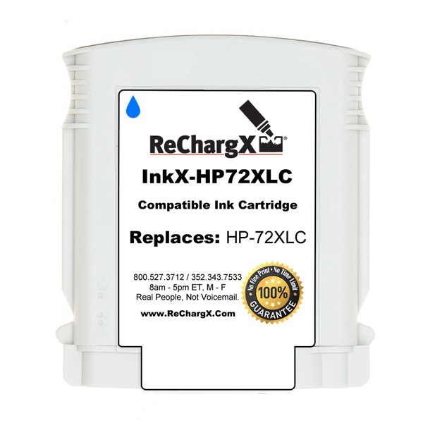 ReChargX® HP C9371A High-Yield Cyan Ink Cartridge