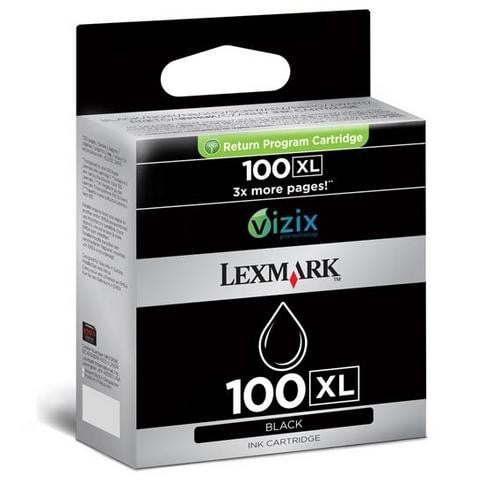 Genuine Lexmark 14N1068 (100XL) Black Ink Cartridge