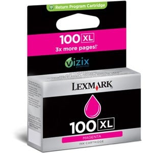 Genuine Lexmark 14N1070 (100XL) Magenta Ink Cartridge