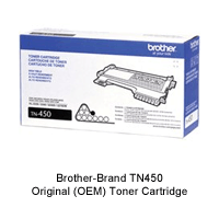 Genuine Brother TN450 High-Yield Toner Cartridge