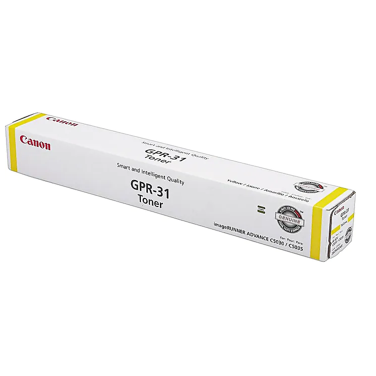 Genuine Canon GPR-31 (2802B003) High Yield Yellow Toner Cartridge