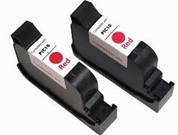 ReChargX® FP Francotyp-Postalia PIC10 Postage Meter Fluorescent Red 2 Pack Ink Cartridge