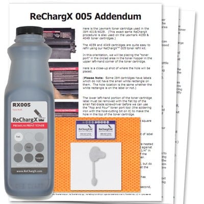 ReChargX Toner Refill Kit 
