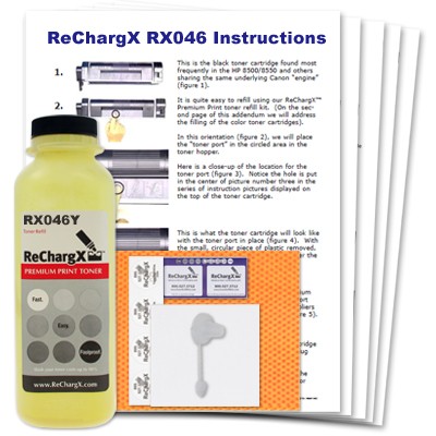 ReChargX Yellow Toner Refill Kit