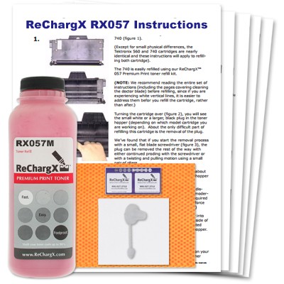 ReChargX Magenta Toner Refill Kit