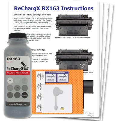 ReChargX® Canon 120 (2617B001) Toner Refill Kit