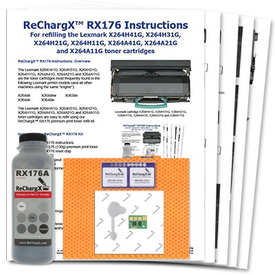 ReChargX Standard-Yield Toner Refill Kit