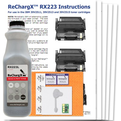 ReChargX Low-Yield Toner Refill Kit