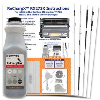 ReChargX Extra High-Yield Toner Refill Kit