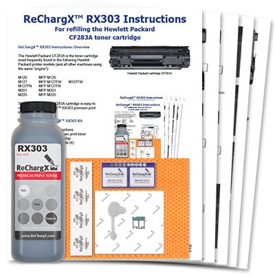 ReChargX HP CF283A & CF283X Toner Refill Kit