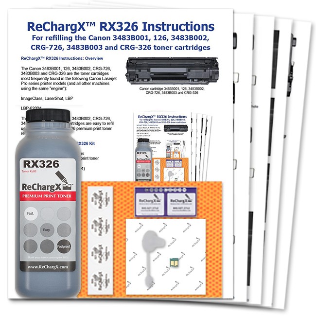 ReChargX 126 (3483B001) Toner Refill Kit