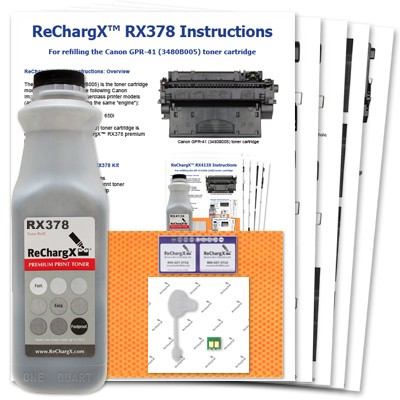 ReChargX® Canon GPR-41 (3480B005) High Yield Toner Refill Kit
