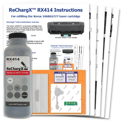 ReChargX Xerox 106R02777 High Yield Toner Refill Kit