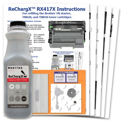 ReChargX Super High-Yield Toner Refill Kit