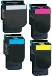 ReChargX®  Lexmark 801S (K, C, M, Y) Standard-Yield Toner Cartridges